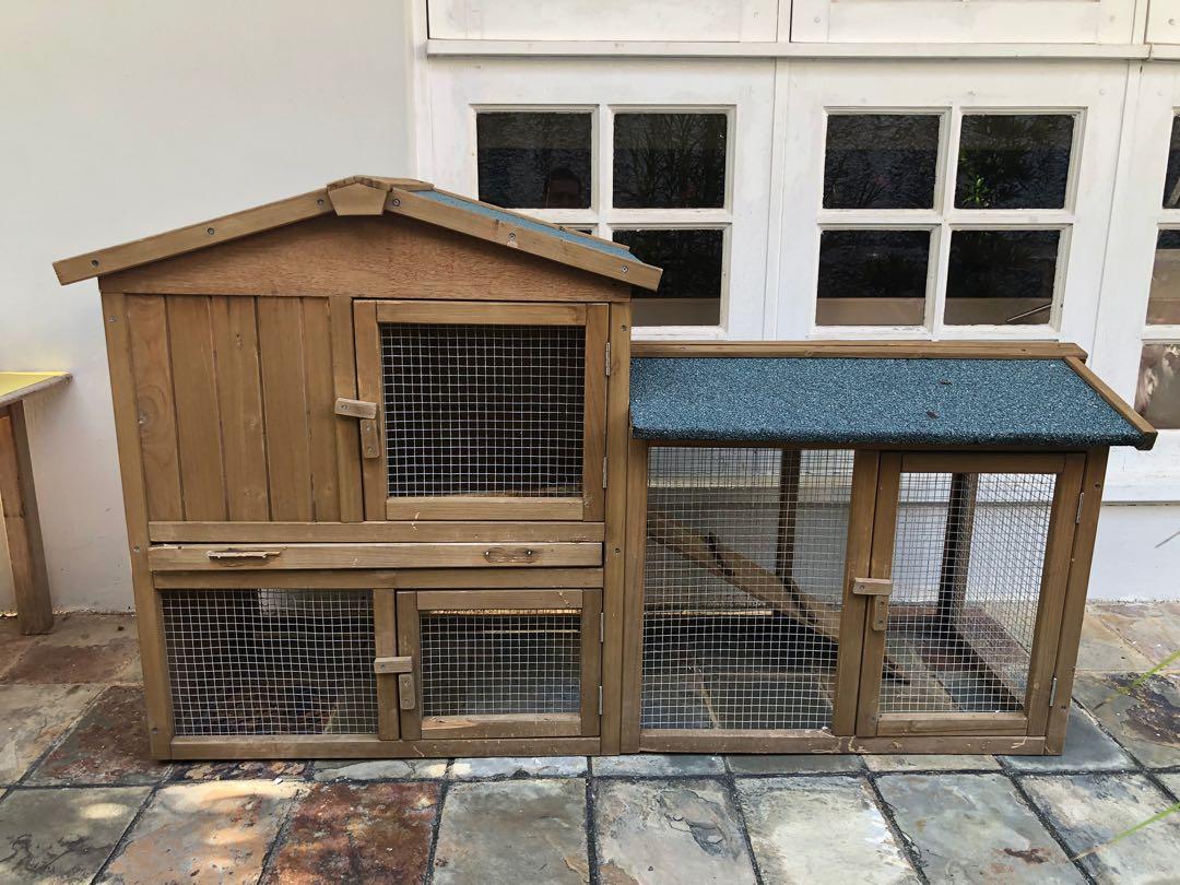 Rabbit Hutch Chicken Coop Pet Supplies For Small Animals Pet Accessories On Carousell