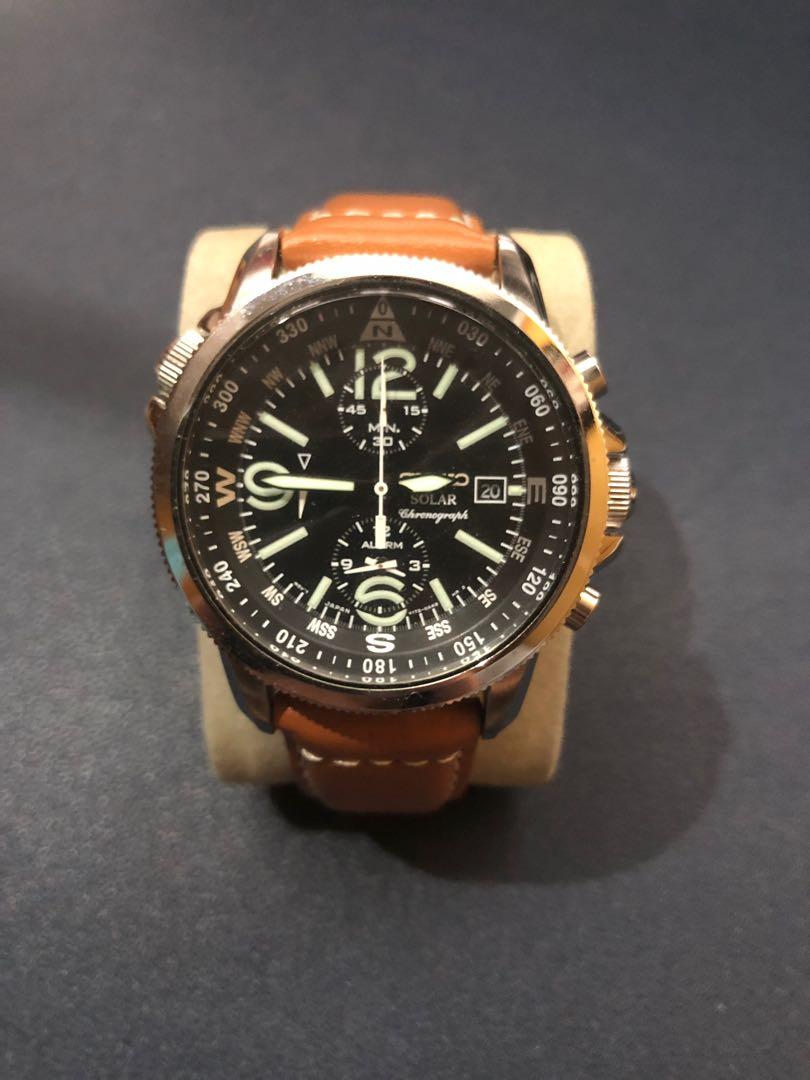 Seiko Men S Ssc081 Adventure Solar Classic Casual Watch Luxury