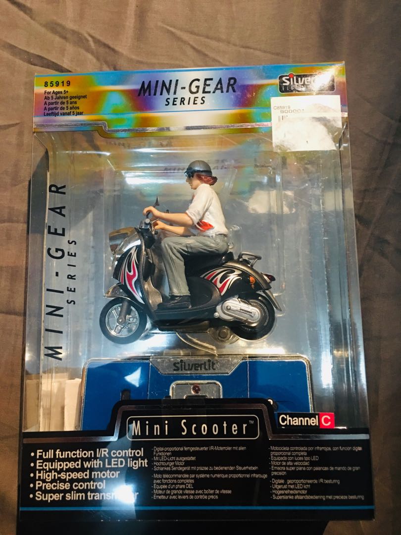 Silverlit Electronics Mini Gear Series R C Mini Scooter With Boy Toys Games Toys On Carousell