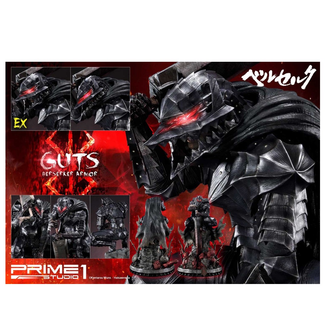 Stock Exclusive Prime 1 Studio Upmbr 04 Berserk Guts Berserker Armor Ex Version