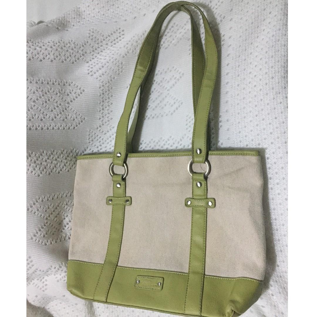 green leather handbags