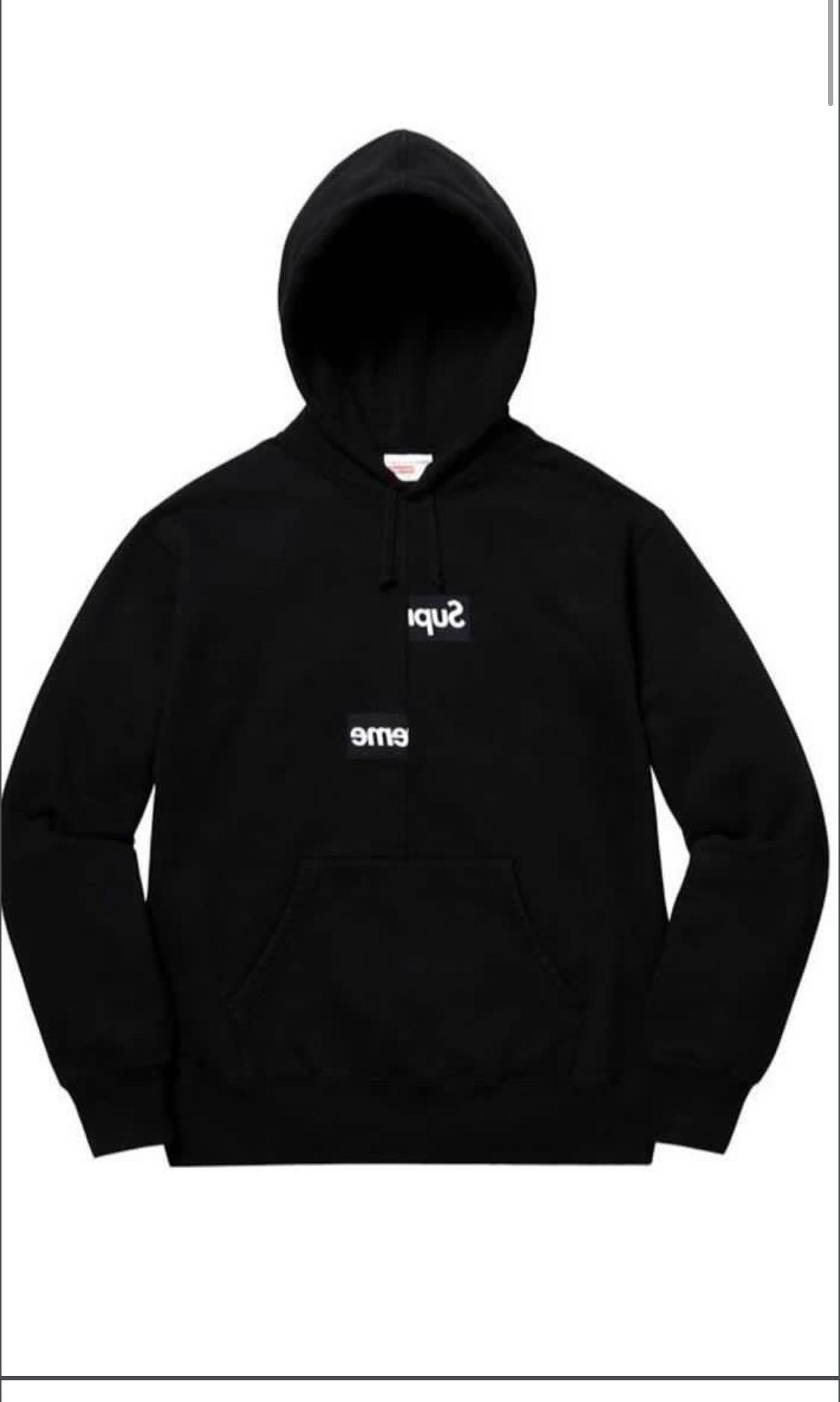 Supreme CDG hoodie Men s Fashion Tops Sets Hoodies on Carousell