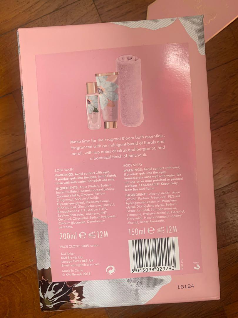 Ted Baker Body wash & spray gift set, Beauty & Personal Care, Bath