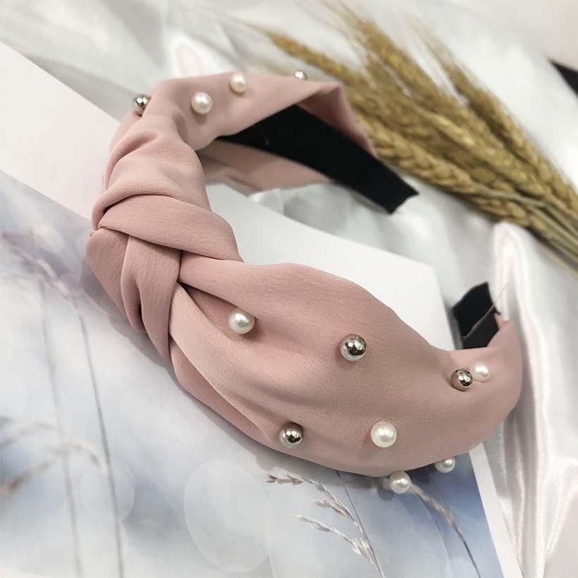 Trendy Pink Pearls Headband (Category: Hair Accessories) located in Valenzuela. Submitted by glamwork (Listing ID 240889597, Image 2). Description: Color Pink Super nice in actual 1pc available only.