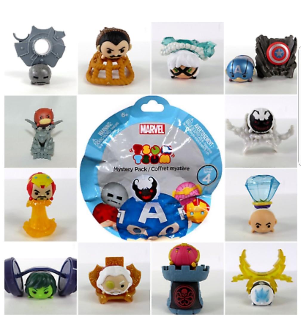 Tsum tsum Mystery pack marvel Series 4 and 5