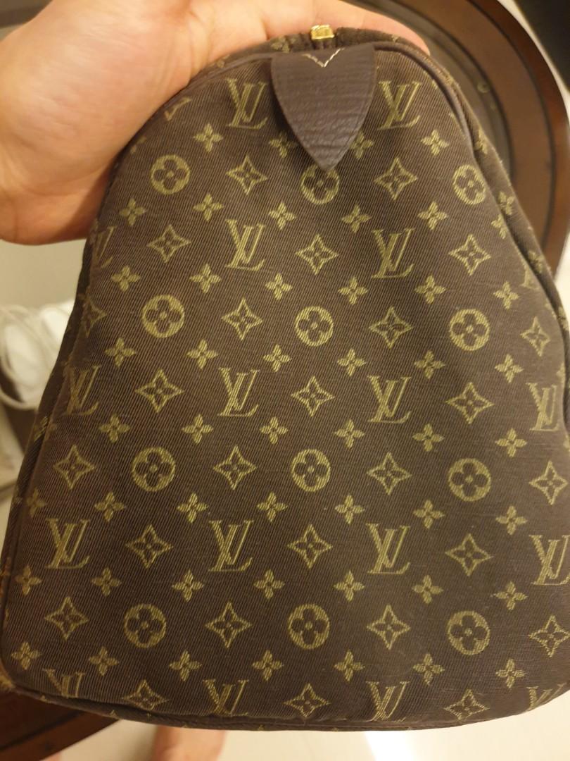 Used authentic LV Louis Vuitton speedy 30 Fabric brown, Women's