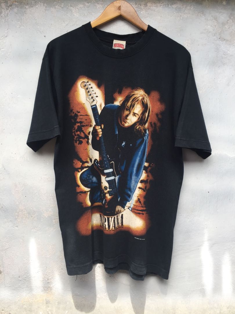 Vintage Nirvana Bootleg, Men's Fashion, Tops & Sets, Tshirts & Polo