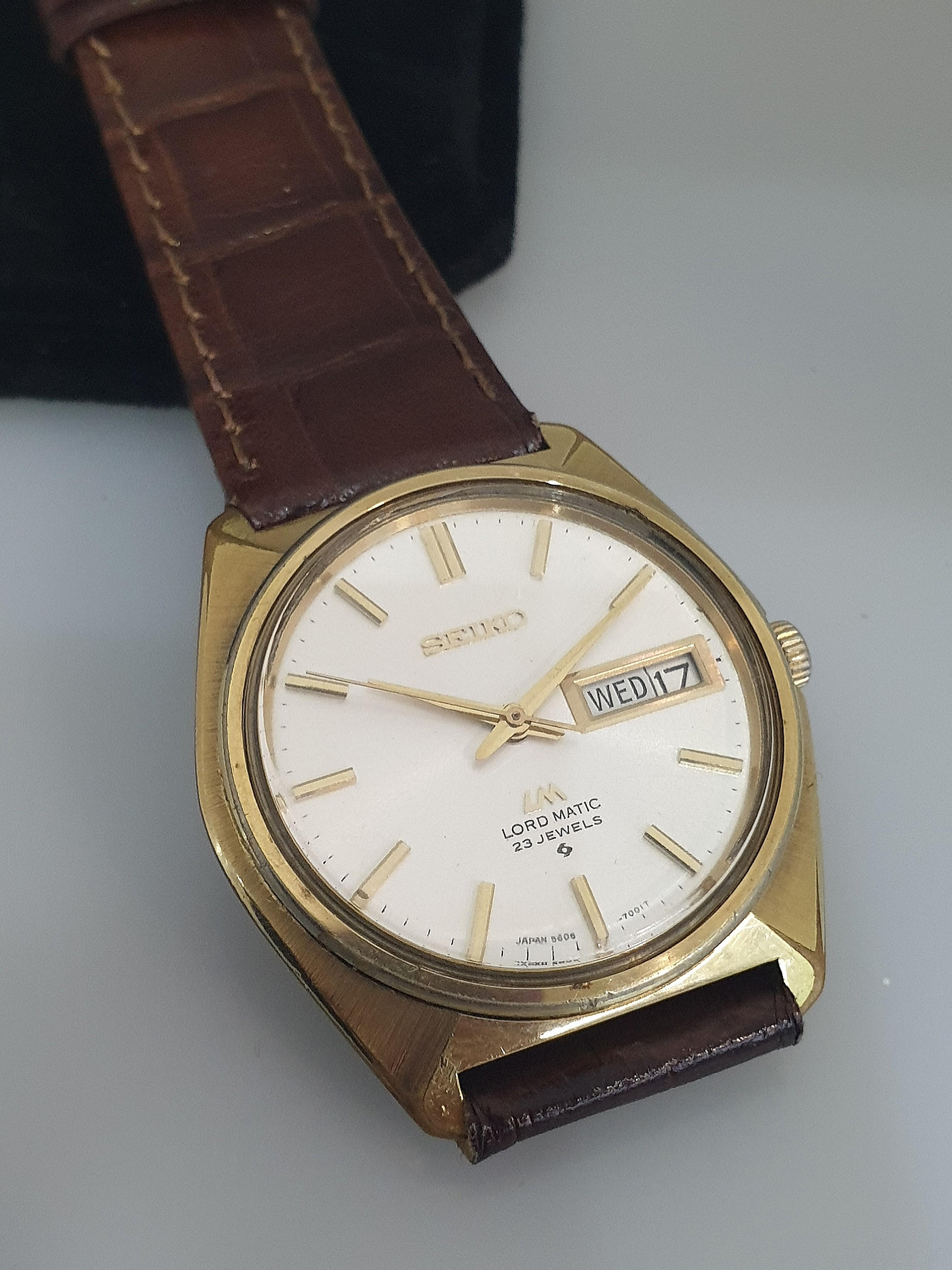 Vintage Seiko Lord Matic Watch, Men's Fashion, Watches & Accessories,  Watches on Carousell