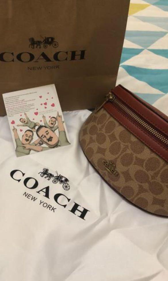 waist bag coach original Barang Mewah Tas Dompet di Carousell
