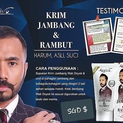 Wak Doyok Krim Jambang Health Beauty Hair Care On Carousell