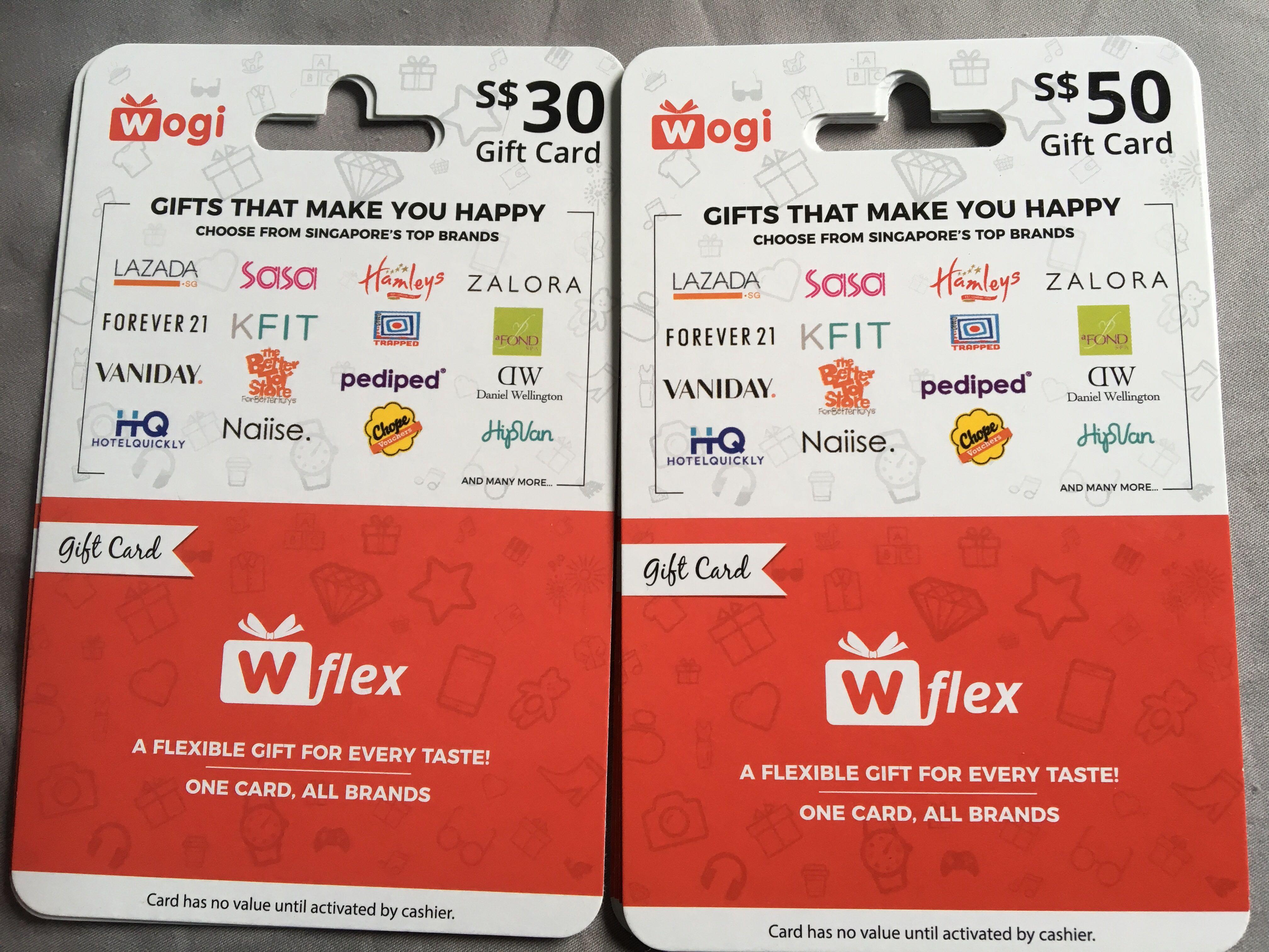Wogi Gift Card Entertainment Gift Cards Vouchers On Carousell