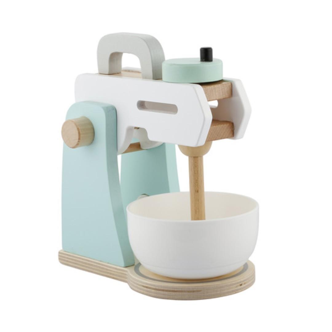 wood toy mixer