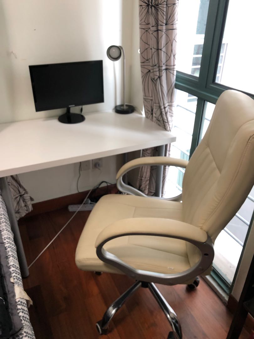 Work desk Table and Chair Combo, Furniture & Home Living, Furniture