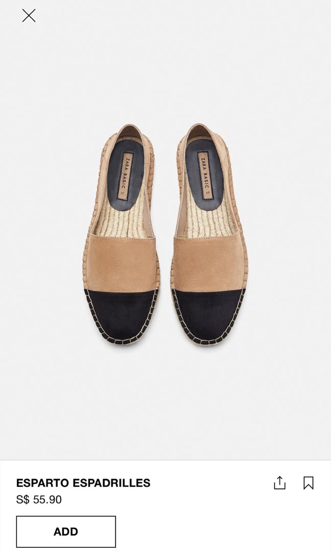 Zara esparto discount espadrilles