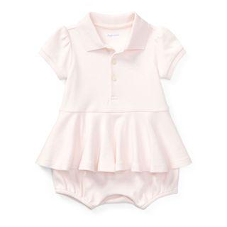 Ralph Lauren Cotton Peplum Romper (6m)