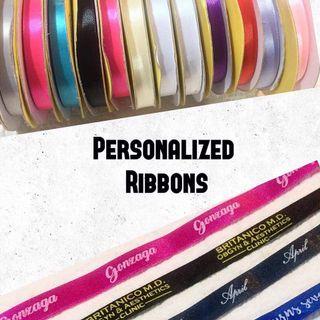 Personalized Ribbons