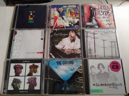 Various Artist Coldplay LimpBizkit Avril Lavigne etc.
