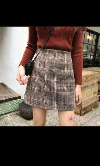 Checkered Skirt