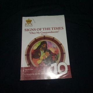 grade 10 book (SIGNS OF THE TIMES)