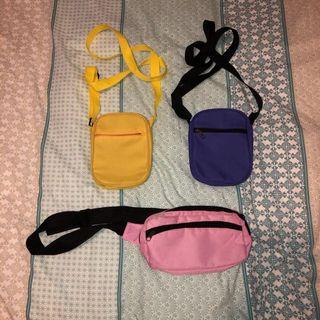 Assorted bags
