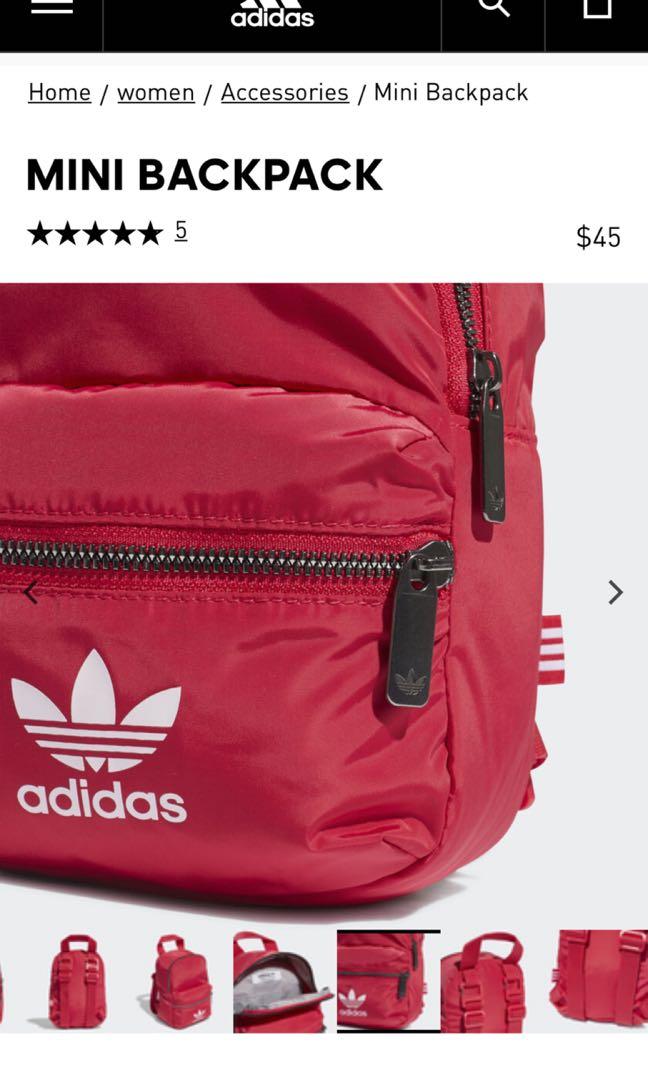 Red adidas sales mini backpack