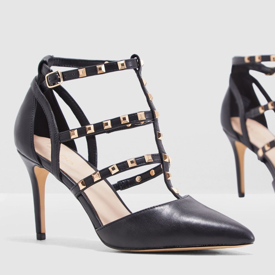 Aldo studded heels top