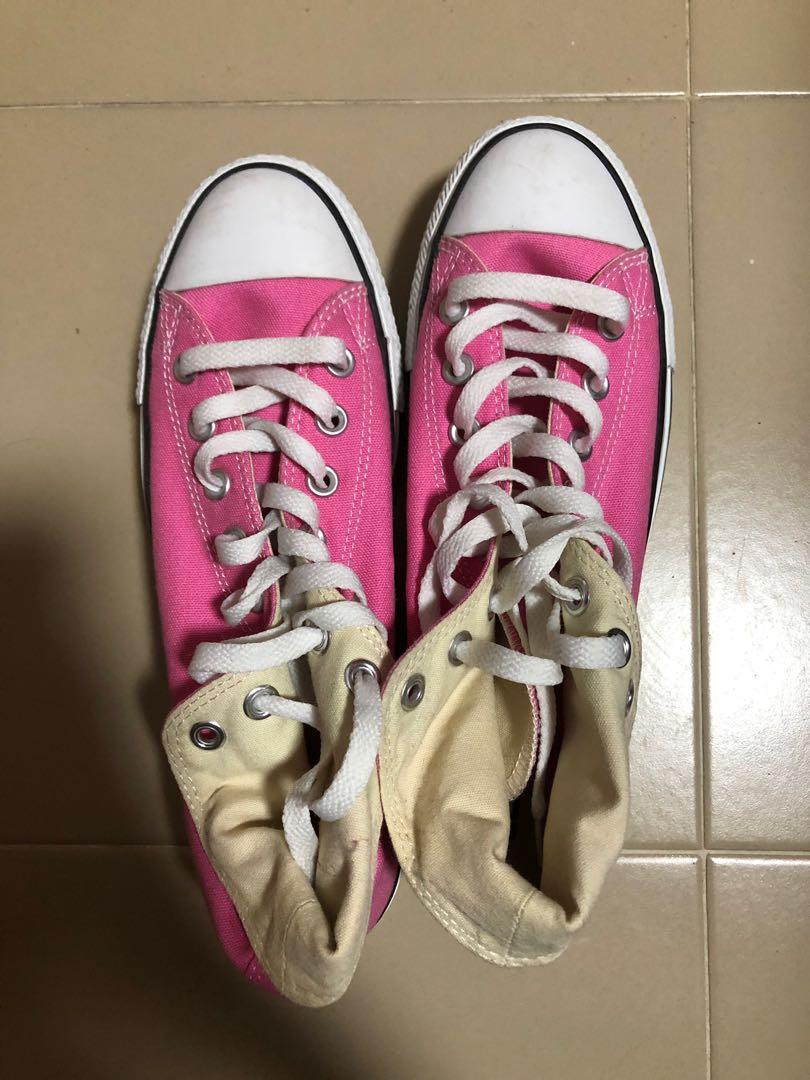 light pink converse low top