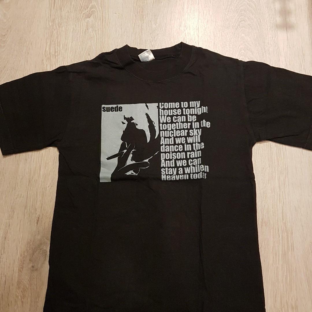 suede band t shirt