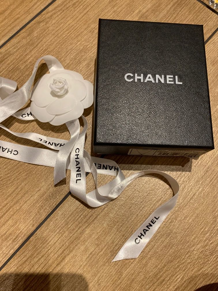 Authentic Chanel box only with ribbon, Luxury, Accessories on Carousell