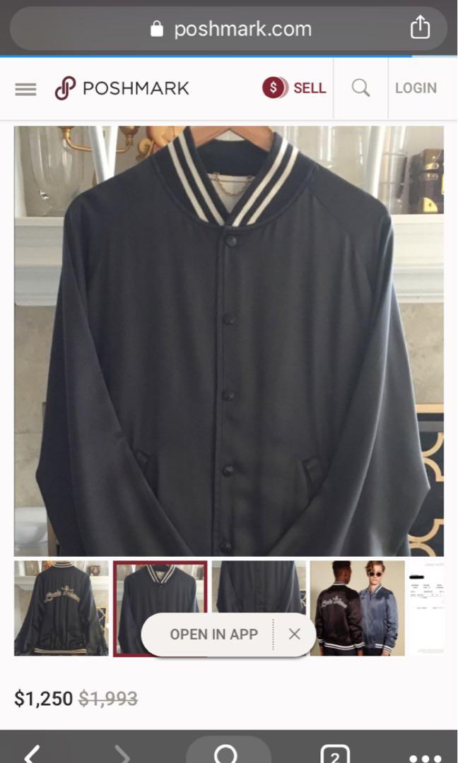 Louis Vuitton Varsity Leather Jacket, Men's Fashion, Tops & Sets, Hoodies  on Carousell