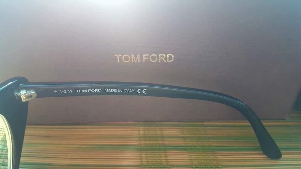 Authentic Tom Ford extreme cat eye prescription glasses (Category: Sunglasses & Eyewear) located in Makati City. Submitted by nanay_mac (Listing ID 241069609, Image 3). Description: Authentic Tom Ford, store bought Extreme Cat Eye Hard to find statement piece Seldom used Too many glasses Slightly negotiable.