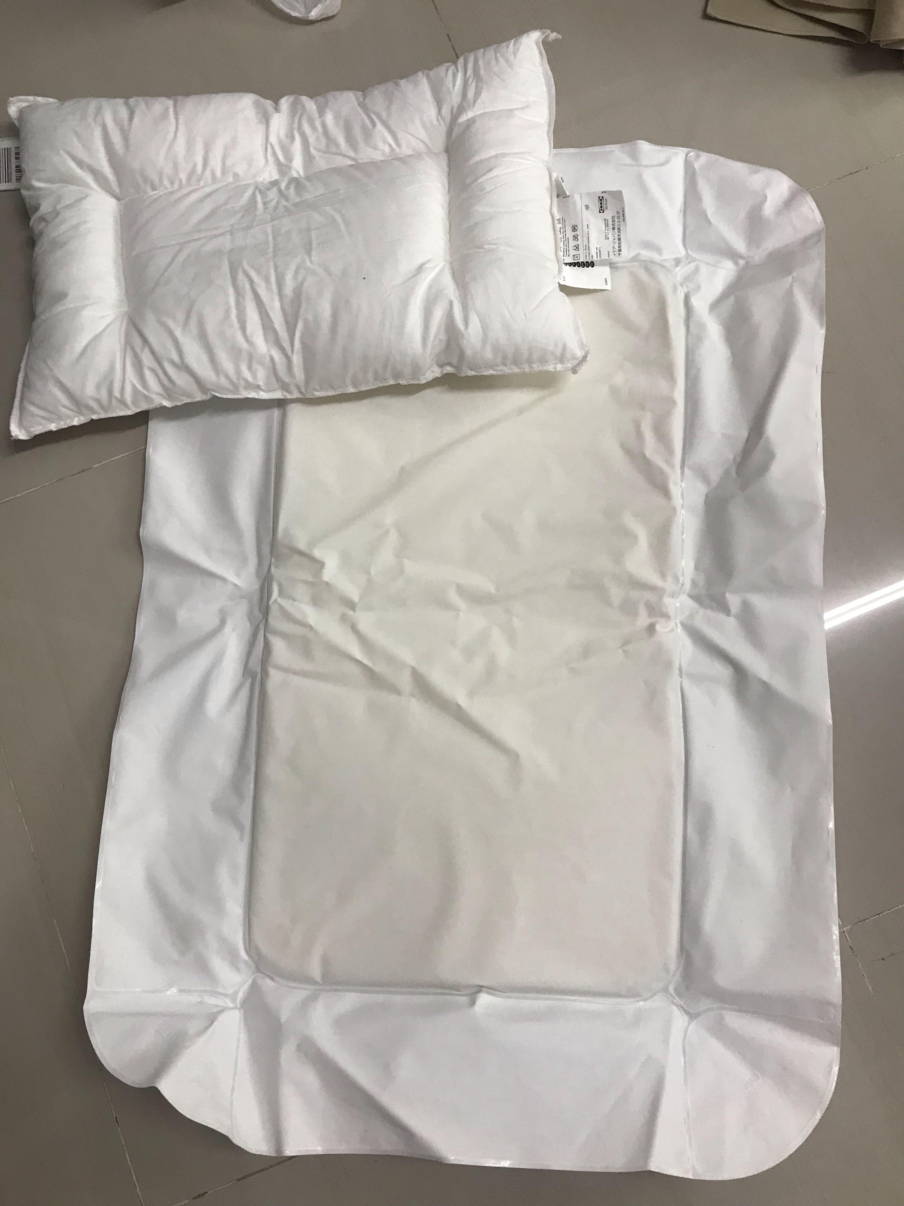 changing mat with pillow