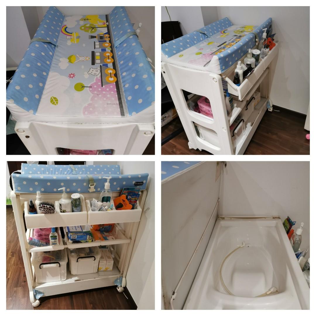 snap on changing table