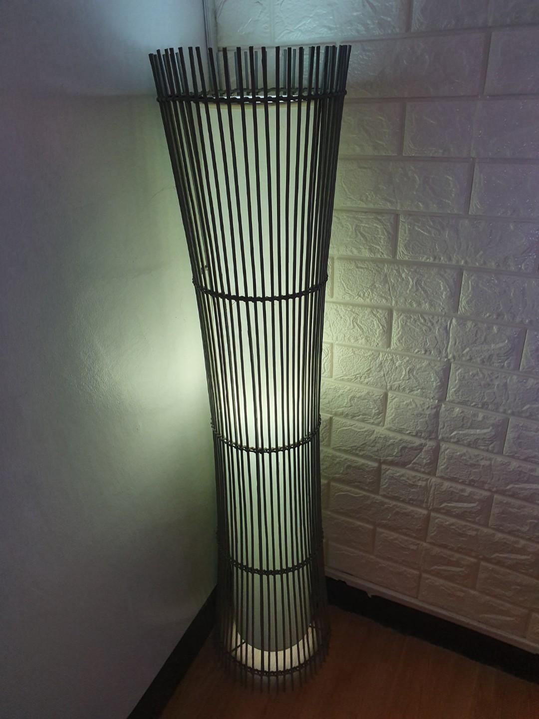 Bamboo Floor Lamp (2 Lamps available) Metro Cebu area, Furniture