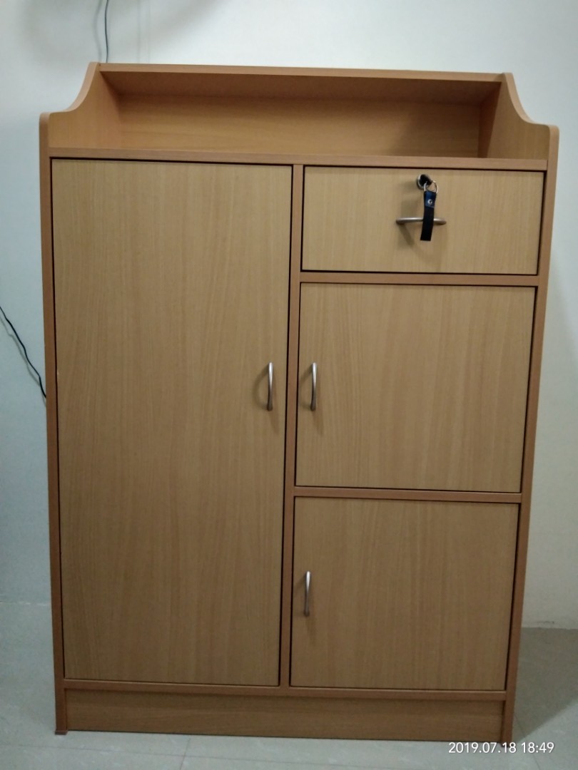 Used Bedroom Cabinet Wardrobe With Safety Lockable Drawer Home Furniture Furniture Fixtures Shelves Drawers On Carousell