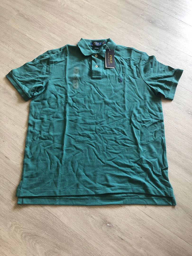Emerald green ralph lauren polo shirt clearance