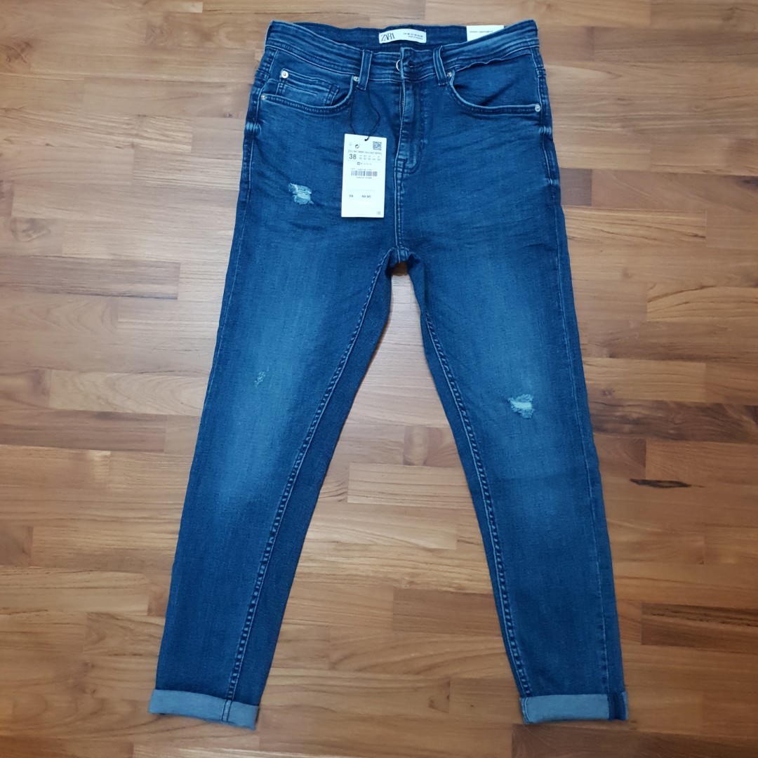 BN Zara Skinny Denim Jeans, Men's Fashion, Bottoms, Jeans on Carousell