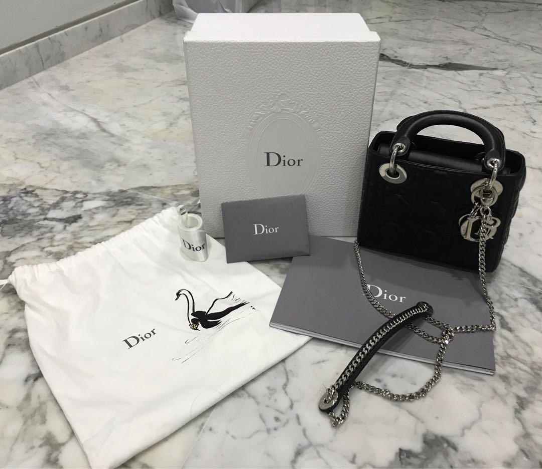 Bnib Lady Dior Mini Lambskin Women S Fashion Bags Wallets Handbags On Carousell