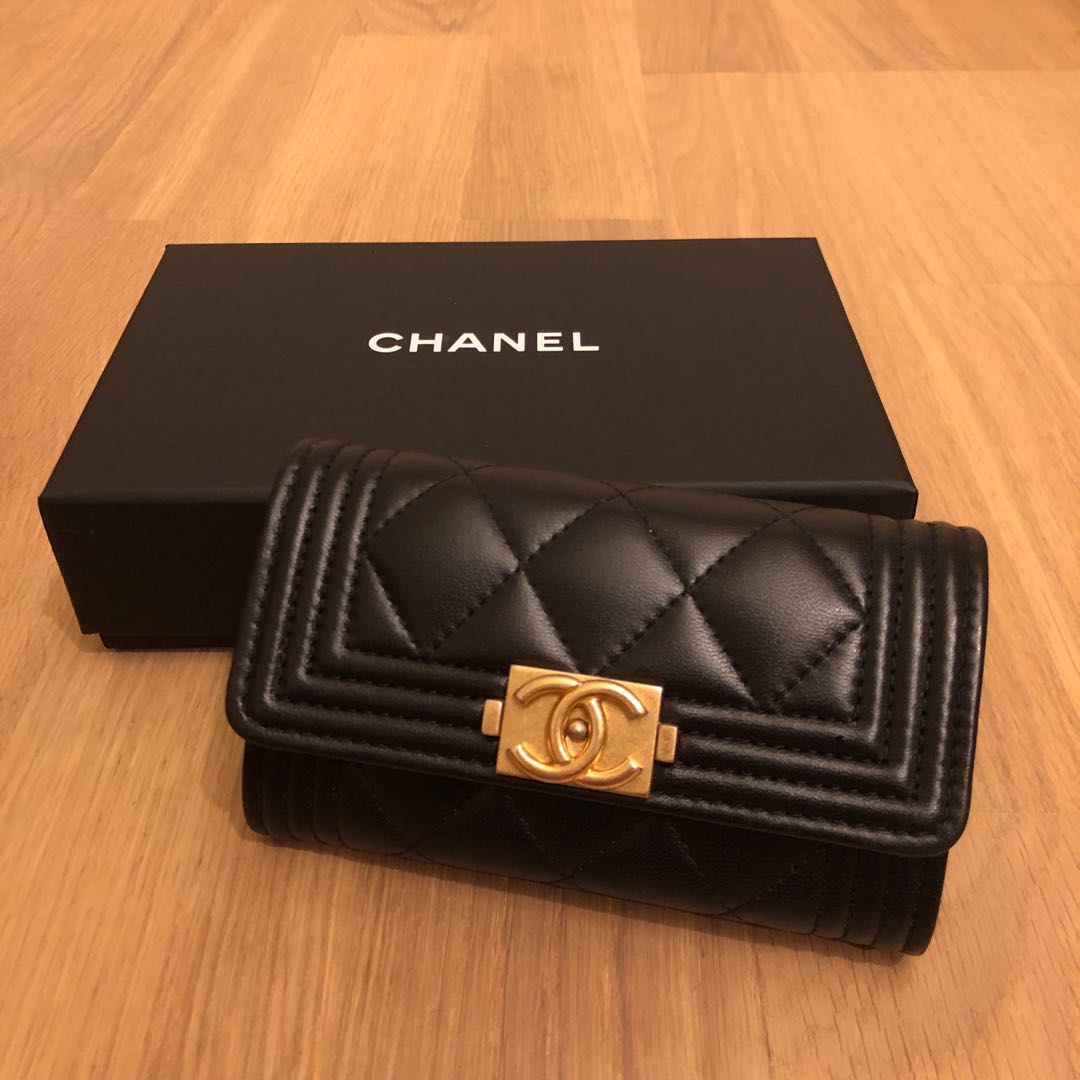 Boy Chanel Flap Card Holder Carousell