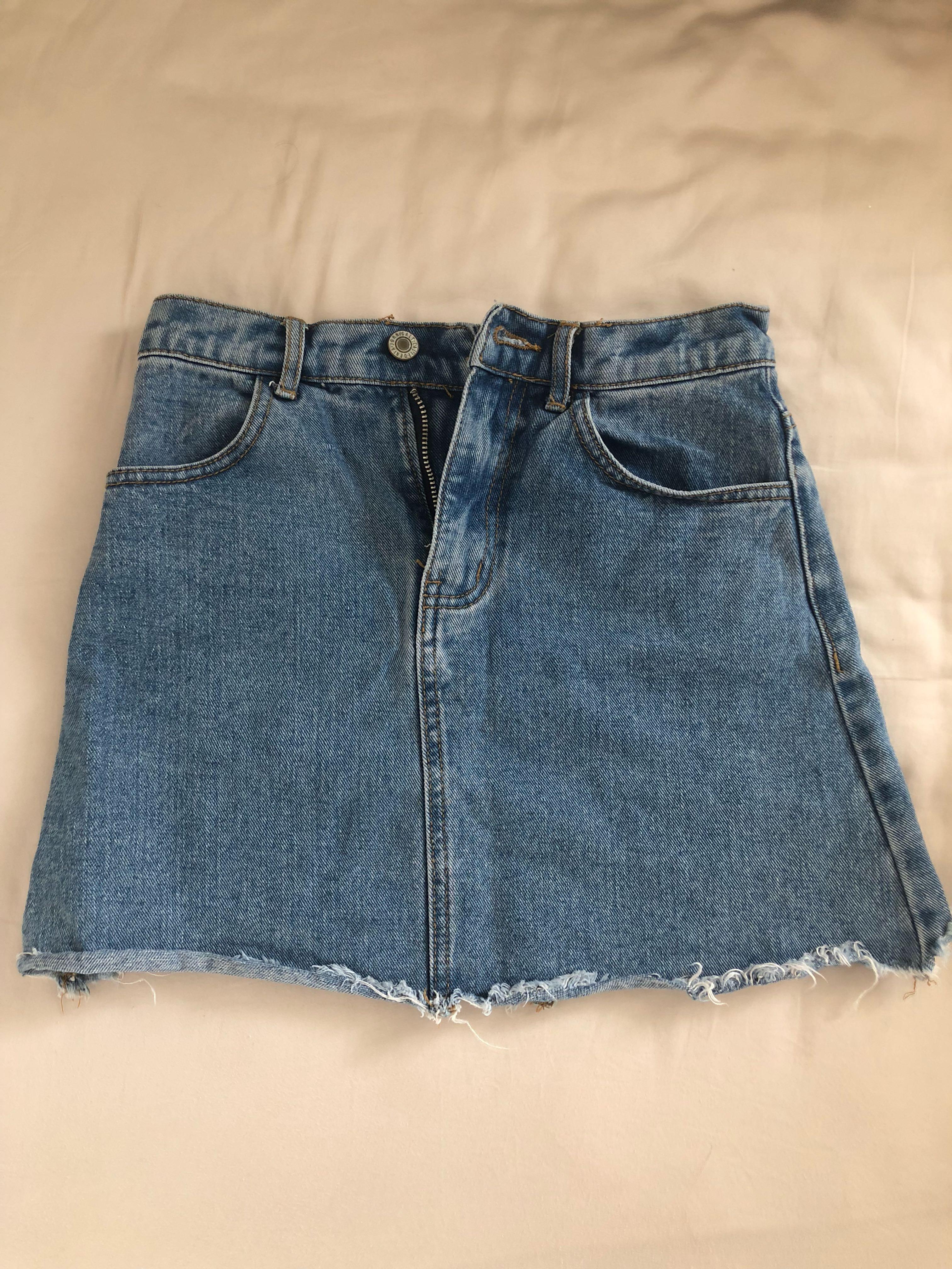 brandy melville juliette denim skirt