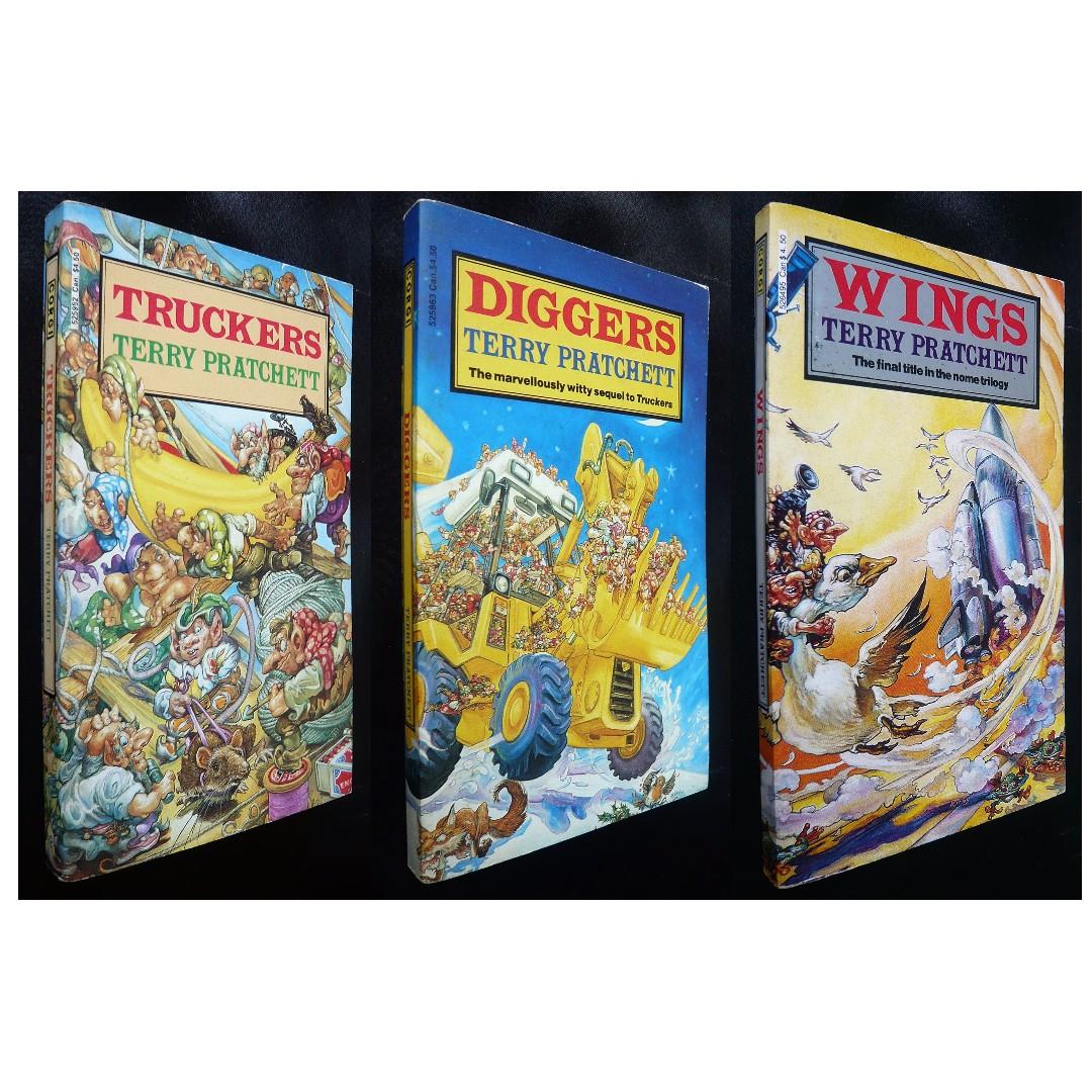 Bromeliad Nomes Trilogy Set By Terry Pratchett Truckers Diggers Wings Books Stationery Fiction On Carousell