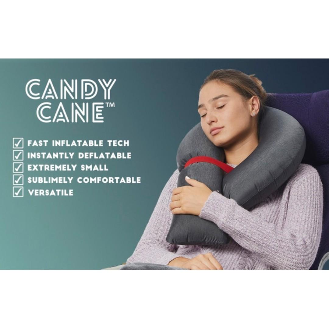Candy Cane 1st ever compact modular Travel Pillow