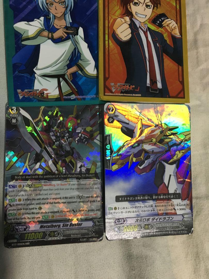 Cardfight Vanguard Triple Rare And Double Rare Card Hobbies Toys Toys Games On Carousell