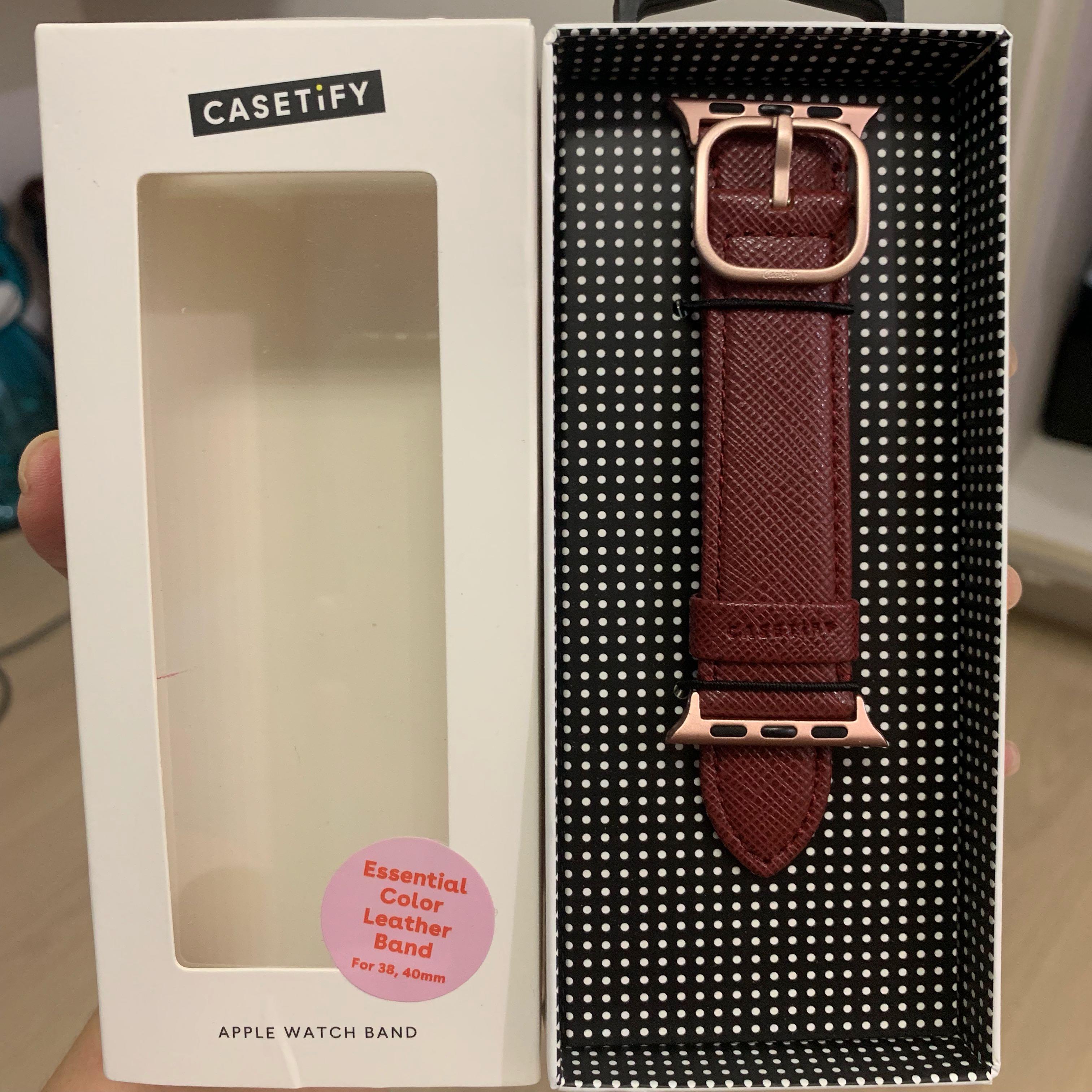 Casetify leather apple watch band hotsell