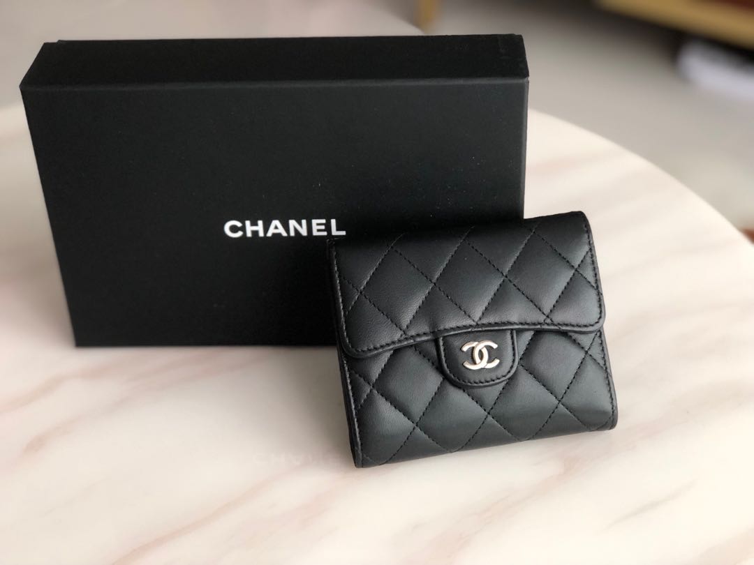 Chanel Classic Small Flap Wallet, Luxury, Bags & Wallets on Carousell