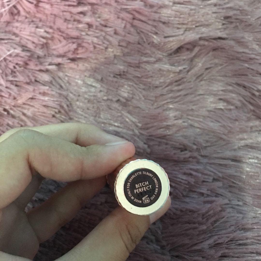 Charlotte Tilburry Lipstick in Bitch Perfect (Category: Makeup) located in Iligan City. Submitted by hello_imaliah (Listing ID 241029679, Image 2). Description: 50-60% Full | LAST PRICE POSTED!.