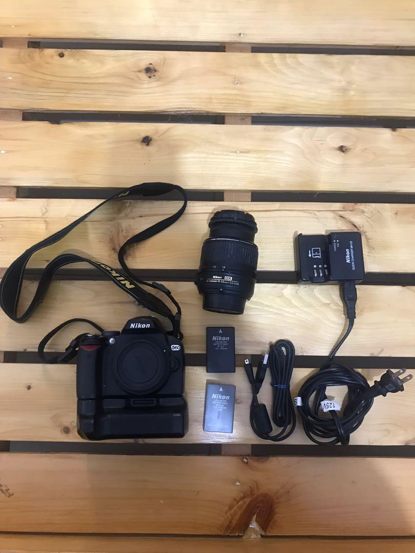 Cheap Nikon D60 with 18-55mm + accessories (Category: Other Photography Accessories) located in Muntinlupa City. Submitted by andreadaniela (Listing ID 222070644, Image 3). Description: Has a few scratches below the monitor. Includes: - D60 body - 18-55mm lens with flower cup - charger - 2 battery pack - camera strap - battery grip - micro USB wire *all for 5,000!.