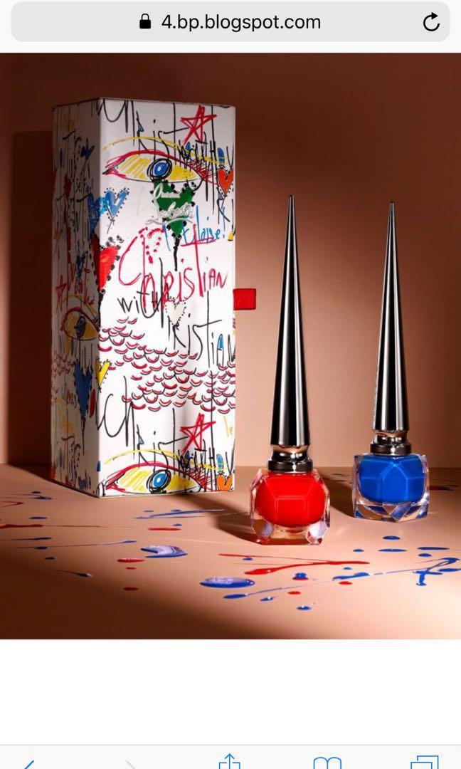 CHRISTIAN LOUBOUTIN Loubitag Nail Polish Set Limited Edition