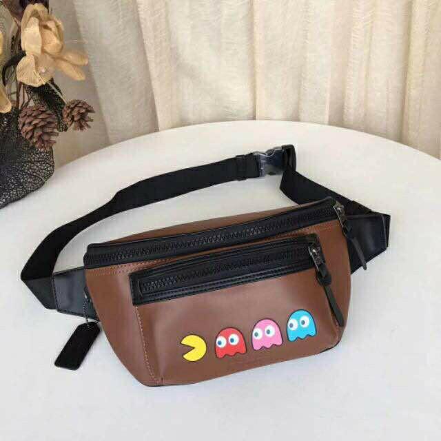 COACH F72922 TERRAIN BELT BAG with PAC MAN MOTIF