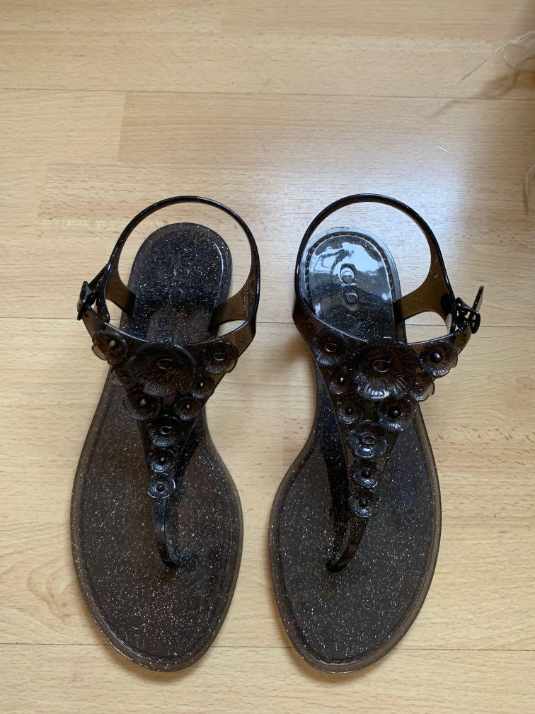 coach sandals jelly